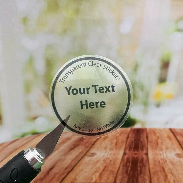 Gloss / Matt Transparent Stickers - Liwa Printing Press Services